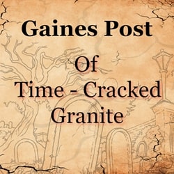 Audiobook version of Of Time-Cracked Granite by Gaines Post